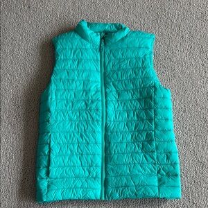 Kids Land’s End Teal Quilted Vest